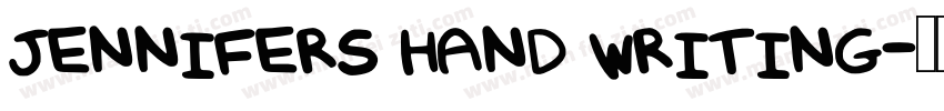 Jennifers Hand Writing字体转换